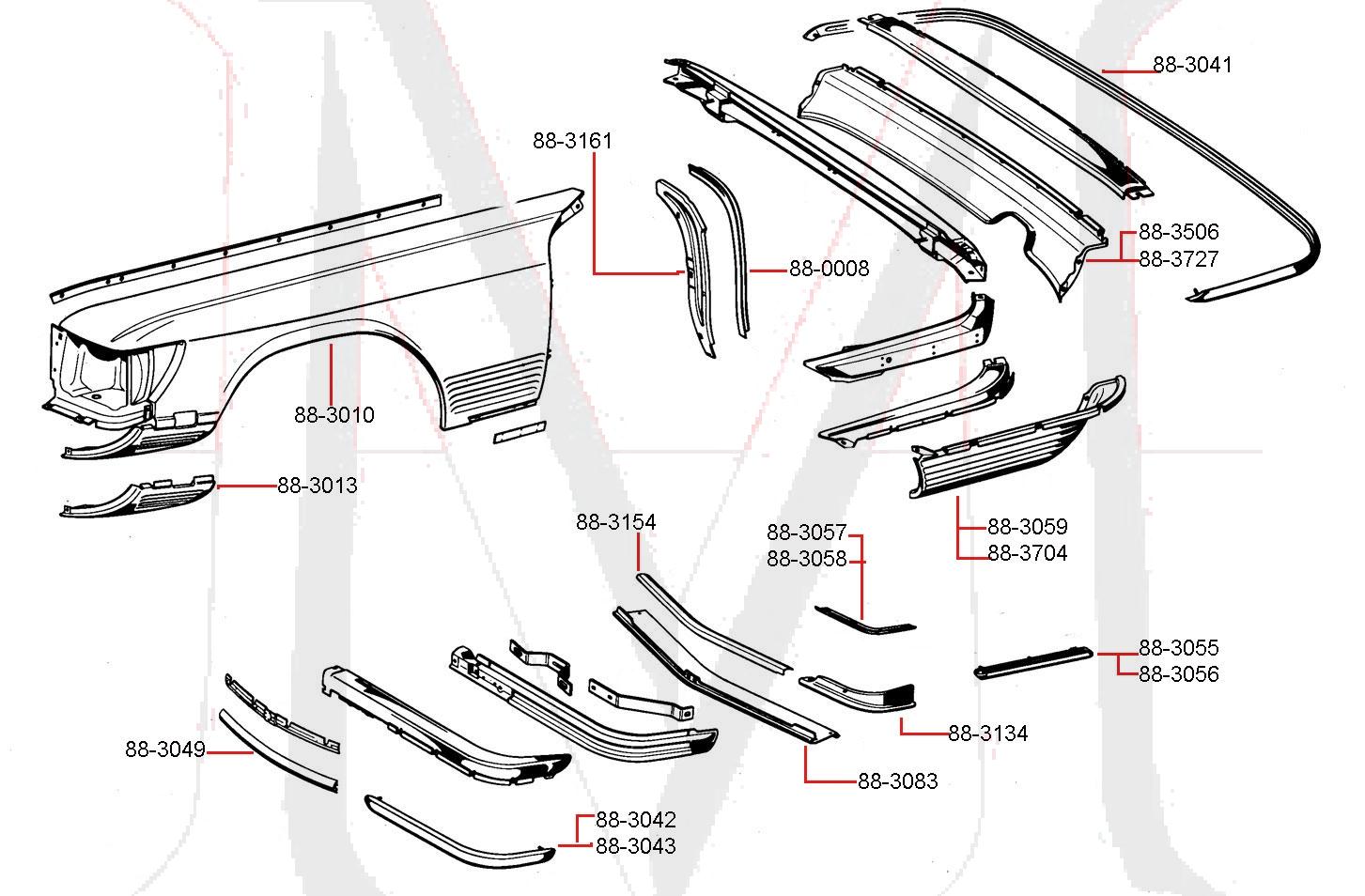 RUBBER BUMPER RAIL