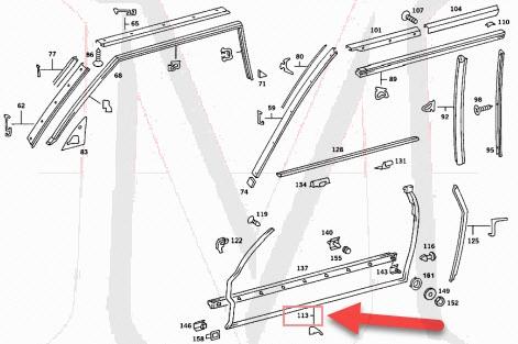 DOOR SEAL - RIGHT SIDE