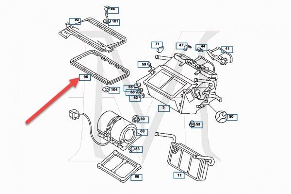 BLOWER COVER SEAL