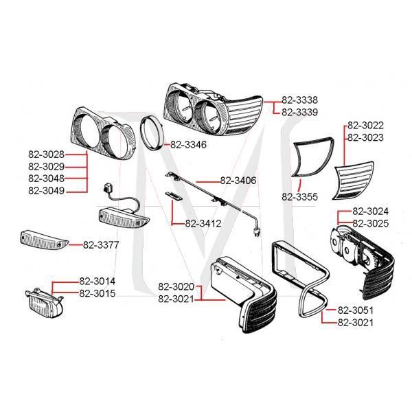 SIDE MARKER LENS SEAL