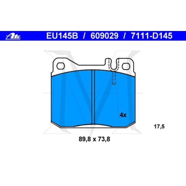 FRONT BRAKE PAD SET