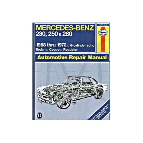 HAYNES REPAIR MANUAL = 113CH (230SL 250SL 280SL)