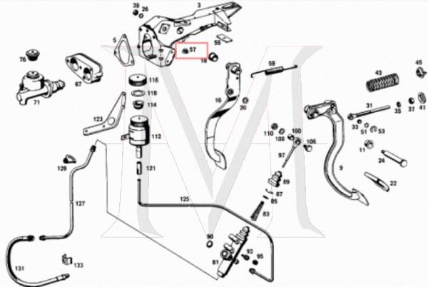 CLUTCH PEDAL BUMPER