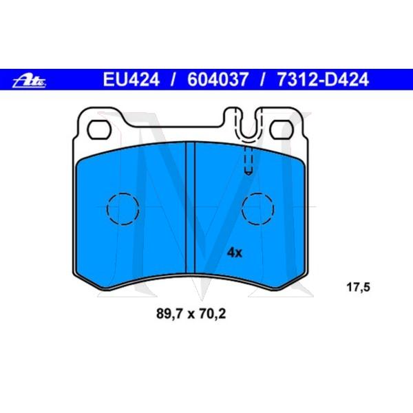 FRONT BRAKE PAD SET