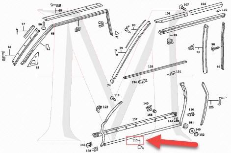 DOOR SEAL - RIGHT SIDE