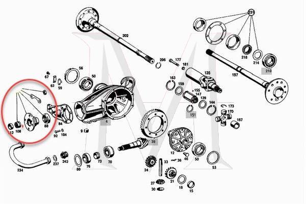 AXLE SHAFT REPAIR KIT