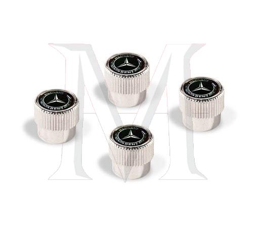 Classic Chrome Valve Stem Caps Set of 4