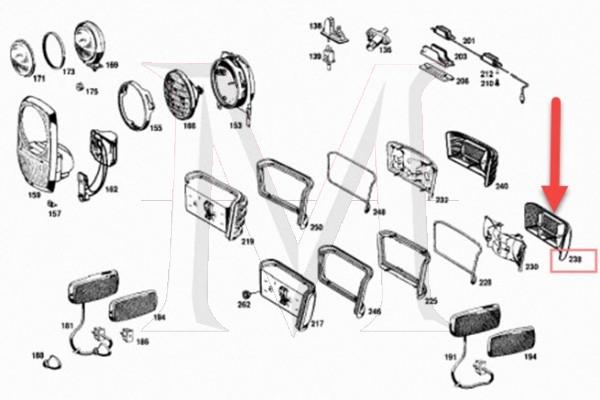 TAIL LIGHT LENS LEFT