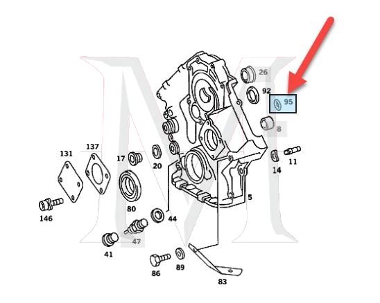 TIMING COVER O-RING