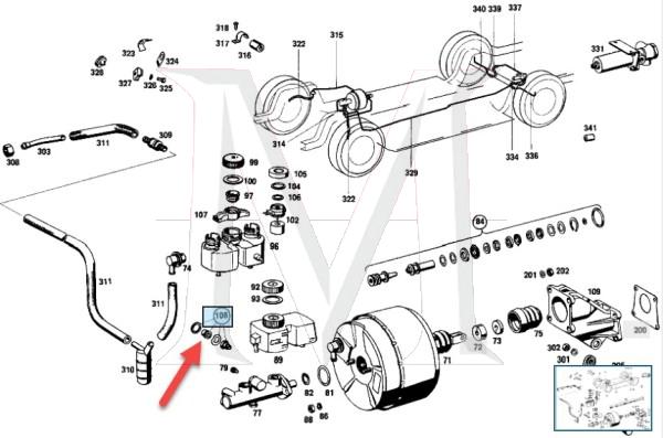 BRAKE CYLINDER GROMMET