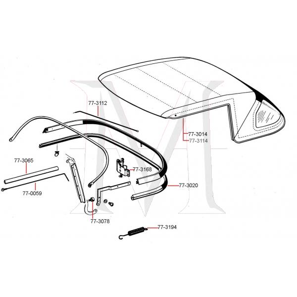 REAR TOP LOCK MECHANISM