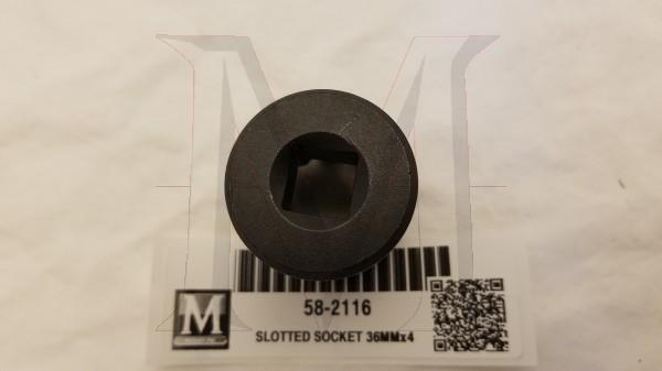 SLOTTED SOCKET 36MMx4