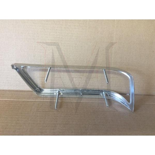 TAIL LIGHT LENS CHROME FRAME - LEFT SIDE