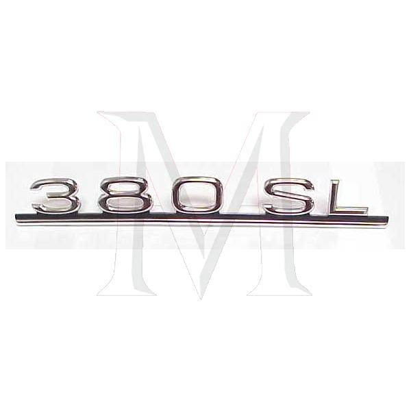 380SL TRUNK EMBLEM