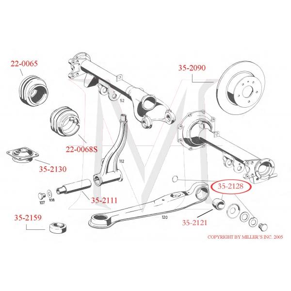 THRUST ARM REPAIR KIT