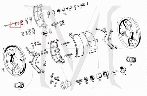 BRAKE ADJUSTING PIN SPRING