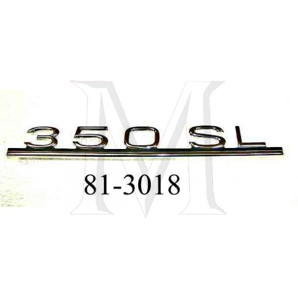 350SL TRUNK EMBLEM