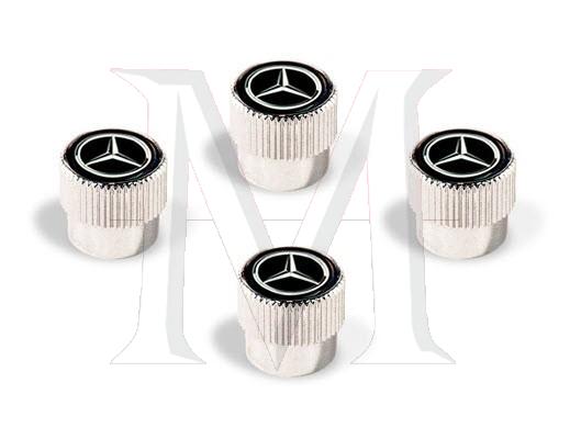 Chrome Valve Stem Caps Set of 4