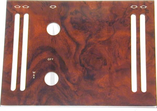 BURL WOOD A/C COVER