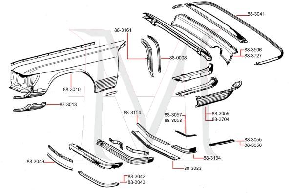 DOOR MOLDING LEFT