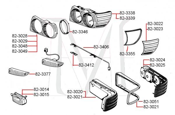 HEADLIGHT ASSEMBLY - U.S.