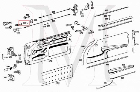 DOOR LOCK SCREW COVER CHROME TAB