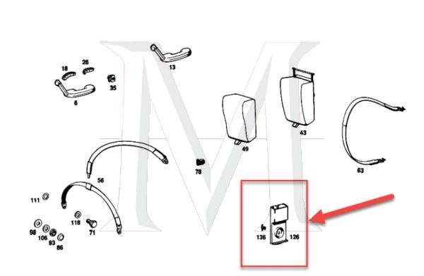 SEAT BELT STRAP BRACKET