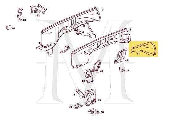 INNER FENDER REINFORCEMENT