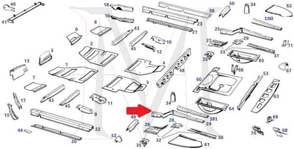 FRAME RAIL LEFT