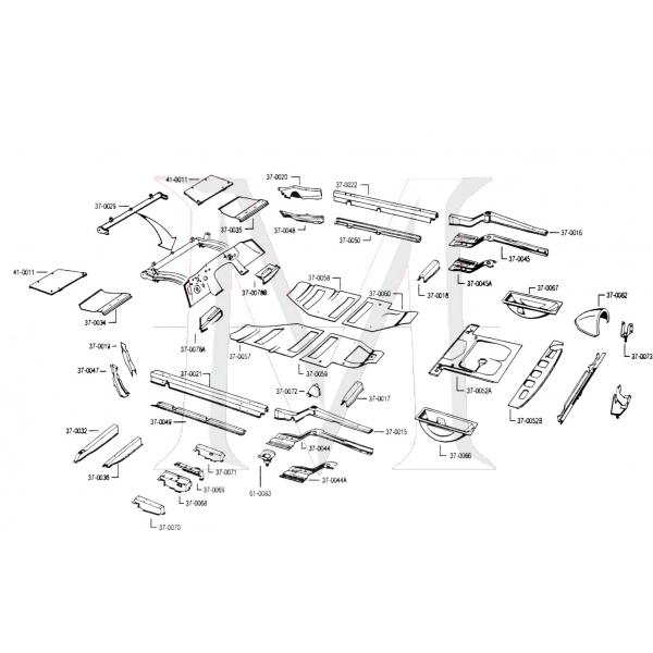 TRAILING ARM FORWARD REPAIR PANEL